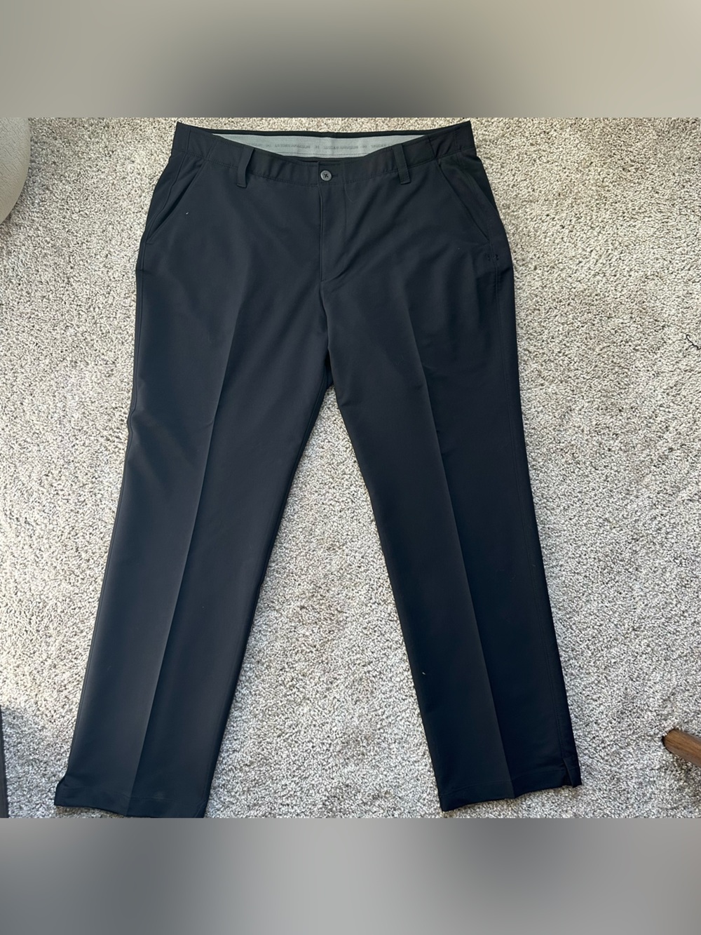 Under Armour Showdown Golf Pants Mens 40/32 Black Tapered Stretch Pants A70